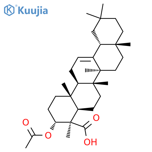 3-O-Acetyl-α-boswellic acid structure