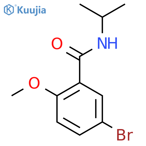 5-bromo-N-isopropyl-2-methoxybenzamide structure