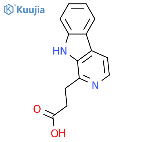 9H-Pyrido[3,4-b]indole-1-propanoicacid structure