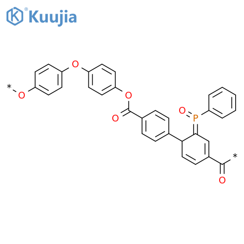 POLY[OXY-1,4-PHENYLENEOXY-1,4-PHENYLENEOXYCARBONYL-1,4-PHENYLENE(PHENYLPHOSPHINYLIDENE)-1,4-PHENYLENECARBONYL] structure