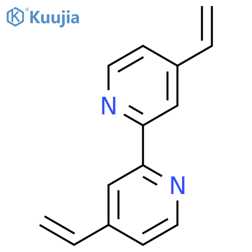 2,2'-BIPYRIDINE, 4,4'-DIETHENYL- structure