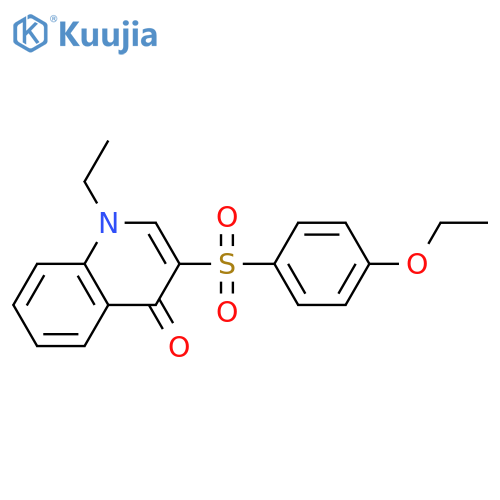 3-(4-ethoxybenzenesulfonyl)-1-ethyl-1,4-dihydroquinolin-4-one structure