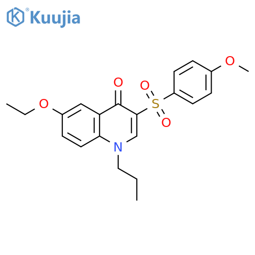 6-ethoxy-3-(4-methoxybenzenesulfonyl)-1-propyl-1,4-dihydroquinolin-4-one structure
