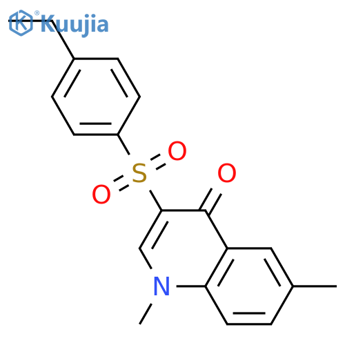 3-(4-ethylbenzenesulfonyl)-1,6-dimethyl-1,4-dihydroquinolin-4-one structure