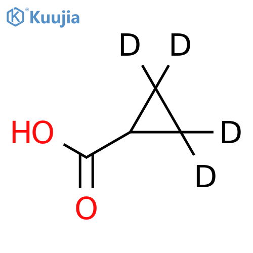 Cyclopropane-2,2,3,3-d4-carboxylic Acid structure