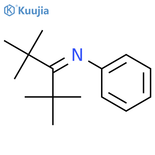Benzenamine, N-[1-(1,1-dimethylethyl)-2,2-dimethylpropylidene]- structure