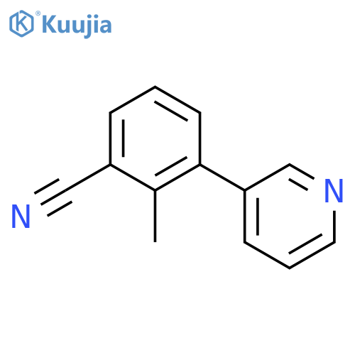 Benzonitrile, 2-methyl-3-(3-pyridinyl)- structure