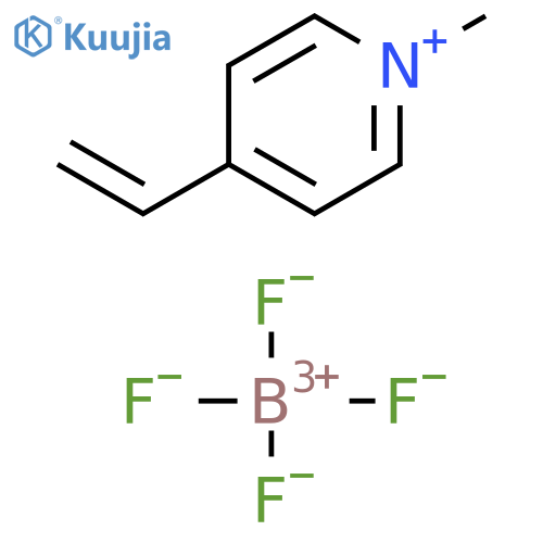 Pyridinium, 4-ethenyl-1-methyl-, tetrafluoroborate(1-) (1:1) structure