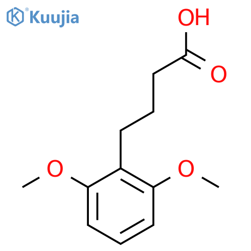 4-(2,6-dimethoxyphenyl)butanoic acid structure