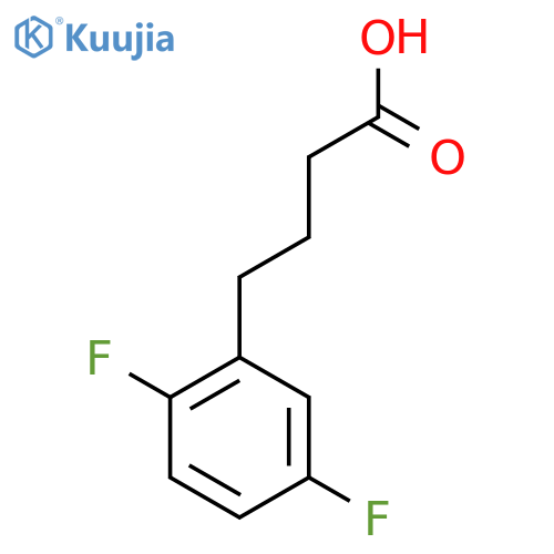 4-(2,5-difluorophenyl)butanoic acid structure