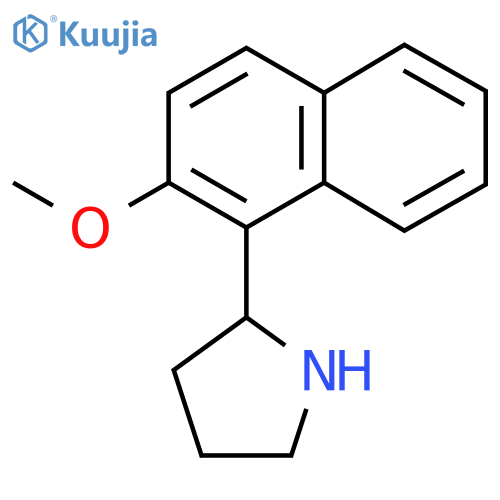 2-(2-methoxynaphthalen-1-yl)pyrrolidine structure