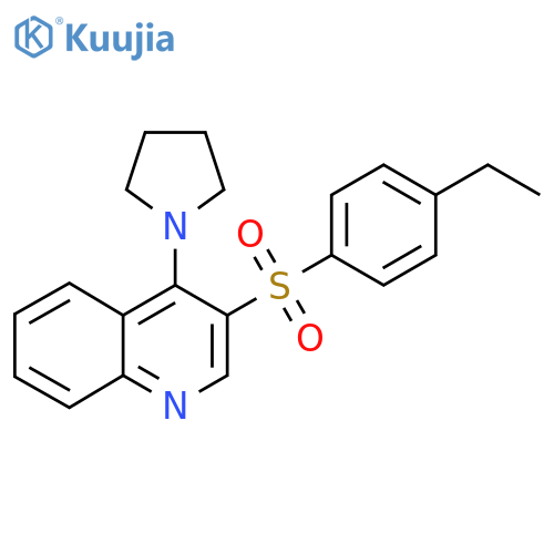 3-(4-Ethylbenzenesulfonyl)-4-(pyrrolidin-1-yl)quinoline structure