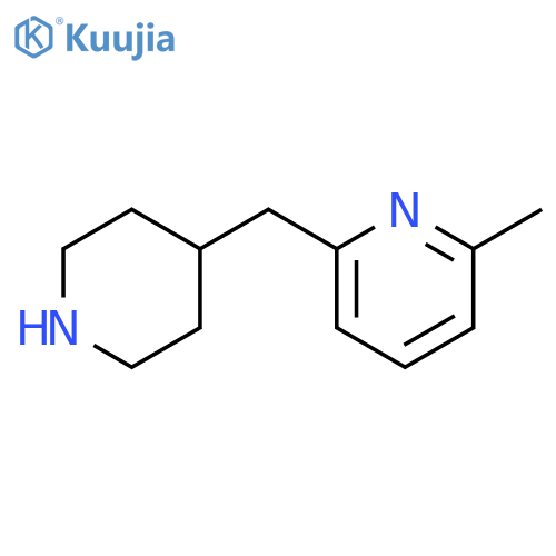 2-methyl-6-(piperidin-4-yl)methylpyridine structure
