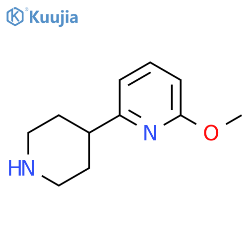 2-methoxy-6-(piperidin-4-yl)pyridine structure