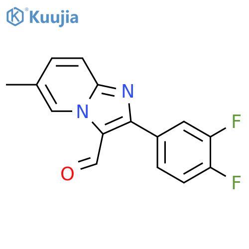 2-(3,4-Difluorophenyl)-6-Methylimidazo1,2-APyridine-3-Carbaldehyde structure