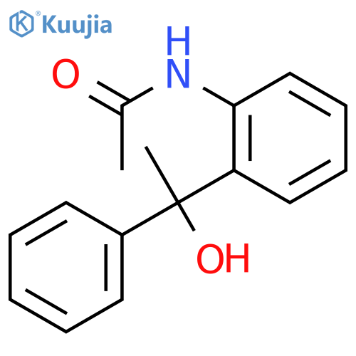 Acetamide, N-[2-(1-hydroxy-1-phenylethyl)phenyl]- structure