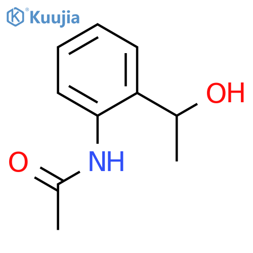 Acetamide, N-[2-(1-hydroxyethyl)phenyl]- structure