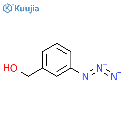 (3-azidophenyl)methanol structure