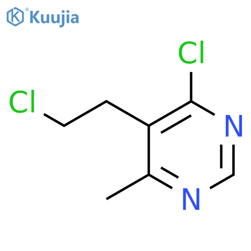 4-Chloro-5-(2-chloroethyl)-6-methylpyrimidine structure