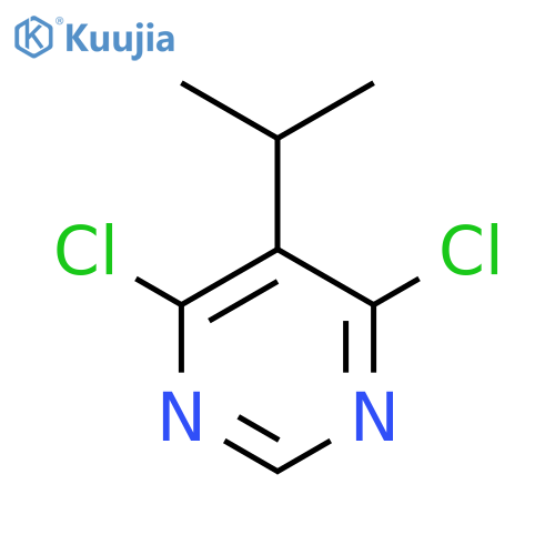 4,6-dichloro-5-(propan-2-yl)pyrimidine structure