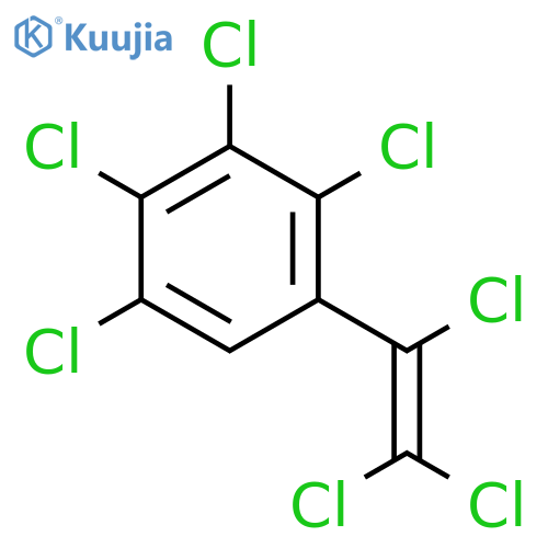 Benzene, 1,2,3,4-tetrachloro-5-(trichloroethenyl)- structure