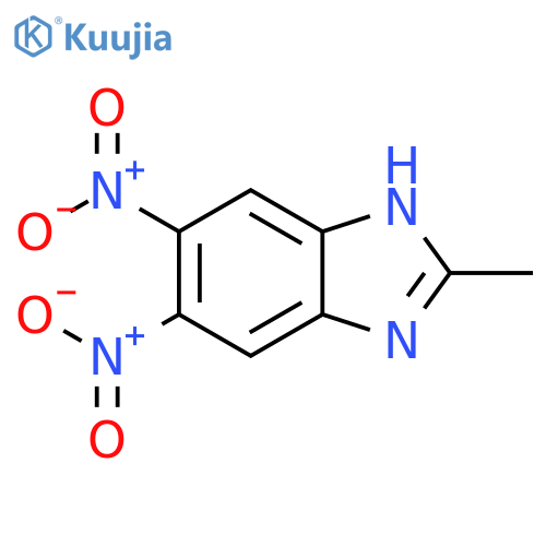 2-Methyl-5,6-dinitrobenzimidazole structure