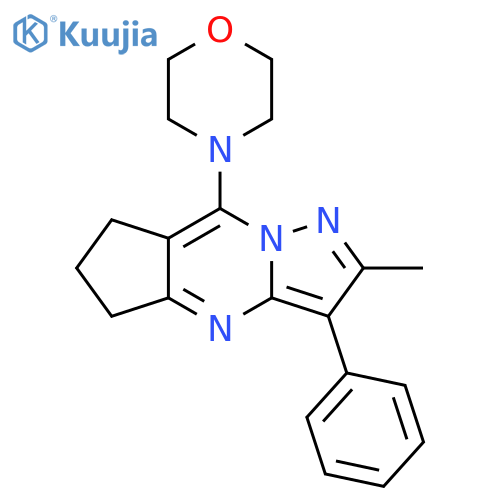 11-methyl-2-(morpholin-4-yl)-10-phenyl-1,8,12-triazatricyclo7.3.0.0^{3,7}dodeca-2,7,9,11-tetraene structure