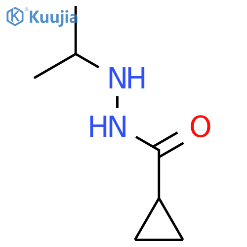 Cyclopropanecarboxylicacid, 2-(1-methylethyl)hydrazide structure