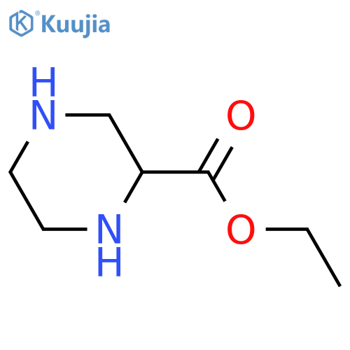 Ethyl piperazine-2-carboxylate structure