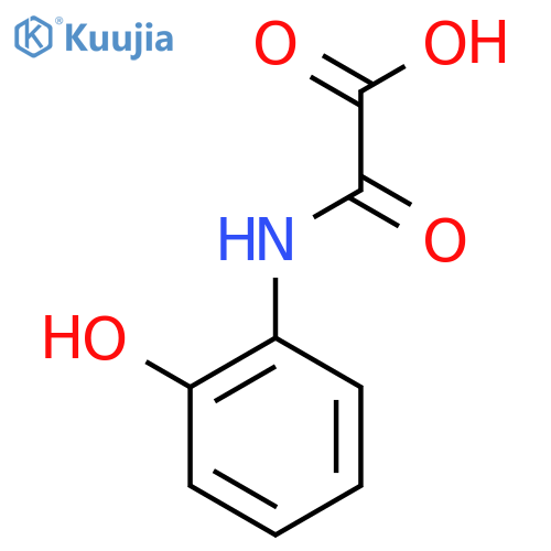 (2-Hydroxyphenyl)amino(oxo)acetic acid structure
