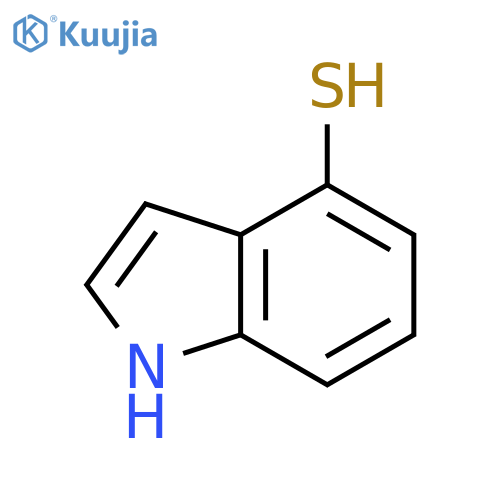 1H-indole-4-thiol structure