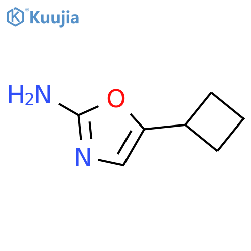 5-cyclobutyl-1,3-oxazol-2-amine structure