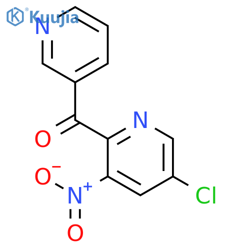 Methanone, (5-chloro-3-nitro-2-pyridinyl)-3-pyridinyl- structure