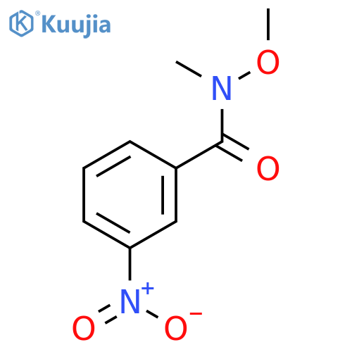 Benzamide, N-methoxy-N-methyl-3-nitro- structure