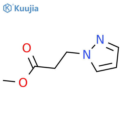 Methyl 3-(1H-pyrazol-1-yl)propanoate structure