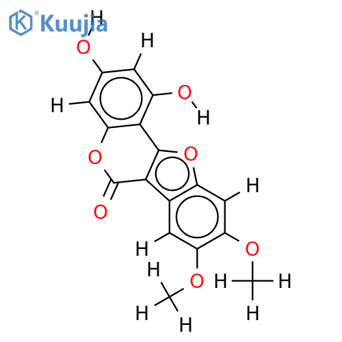 1,3-dihydroxy-8,9-dimethoxycoumestan structure