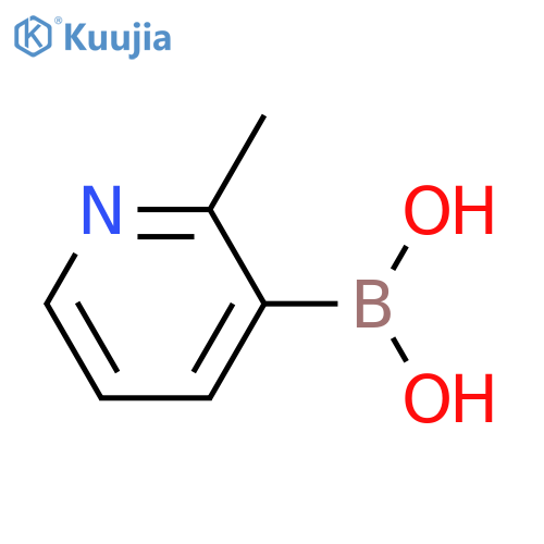 (2-methylpyridin-3-yl)boronic acid structure