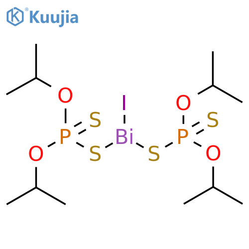 3,9-Dioxa-5,7-dithia-4,8-diphospha-6-bismaundecane, 6-iodo-2,10-dimethyl-4,8-bis(1-methylethoxy)-, 4,8-disulfide (9CI) structure