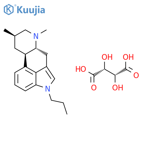 (6aR,9R,10aR)-7,9-dimethyl-4-propyl-6,6a,8,9,10,10a-hexahydroindolo[4,3-fg]quinoline;(2R,3R)-2,3-dihydroxybutanedioic acid structure
