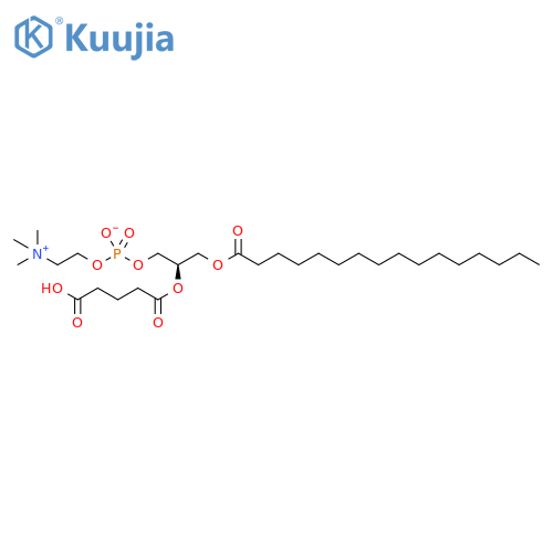 1-PALMITOYL-2-(4-CARBOXYBUTANOYL)-SN-GLYCERO-3-PHOSPHATIDYLCHOLINE structure