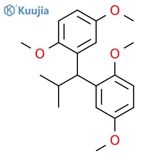 Benzene, 1,1'-(2-methylpropylidene)bis[2,5-dimethoxy- structure