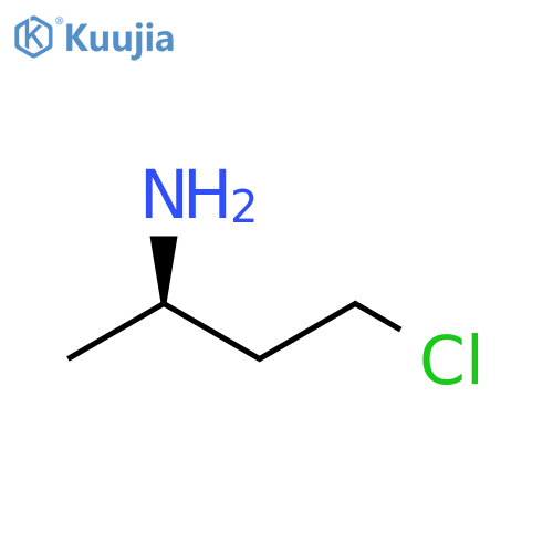 2-Butanamine, 4-chloro-, (2R)- structure