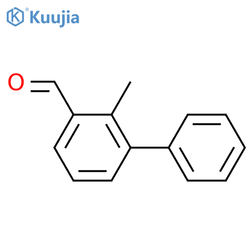 2-Methyl-1,1'-biphenyl-3-carbaldehyde structure