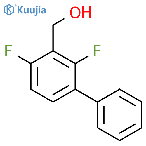 [1,1'-Biphenyl]-3-methanol, 2,4-difluoro- structure