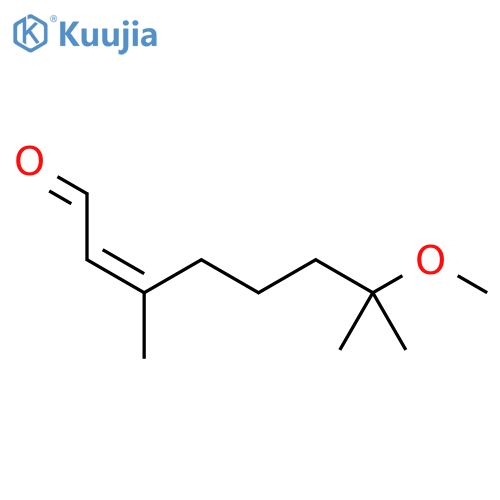 2-Octenal, 7-methoxy-3,7-dimethyl-, (Z)- structure