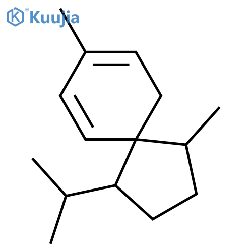 (1S,5S)-1β,8-Dimethyl-4β-(1-methylethyl)spiro[4.5]deca-6,8-diene structure