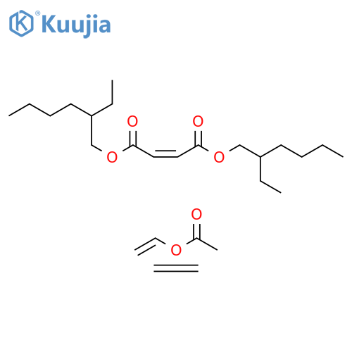 2-Butenedioic acid (2Z)-, 1,4-bis(2-ethylhexyl) ester, polymer with ethene and ethenyl acetate structure