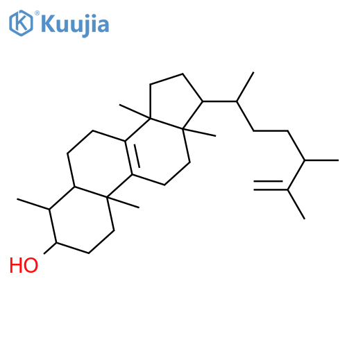 (14α,24R)-4α,14-Dimethyl-5α-ergosta-8,25-dien-3β-ol structure