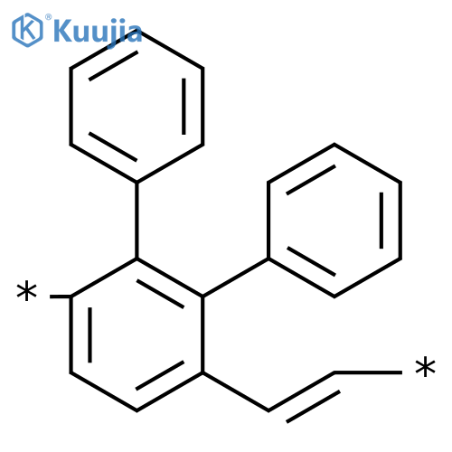 Poly([1,1':2',1''-terphenyl]-3',6'-diyl-1,2-ethenediyl) structure