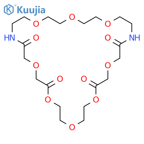 1,4,7,10,13,19,22,25-Octaoxa-16,28-diazacyclotriacontane-3,11,15,29-tetrone structure
